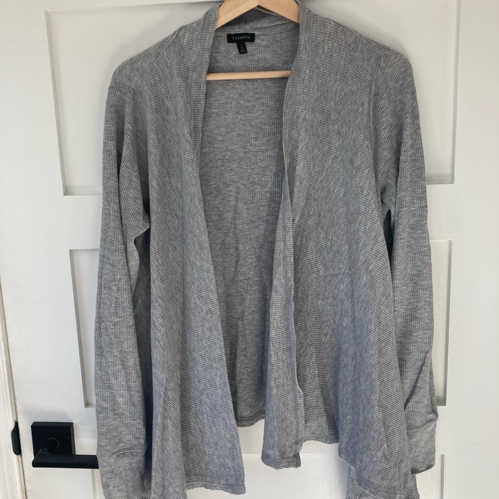 Talbots open cardigan